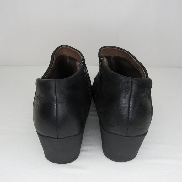 Dansko Black Leather RAINA Bootie Women's 39 8.5 9 - Picture 4 of 9